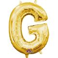Anagram 16 in. Letter G Gold Supershape Foil Balloon 78469